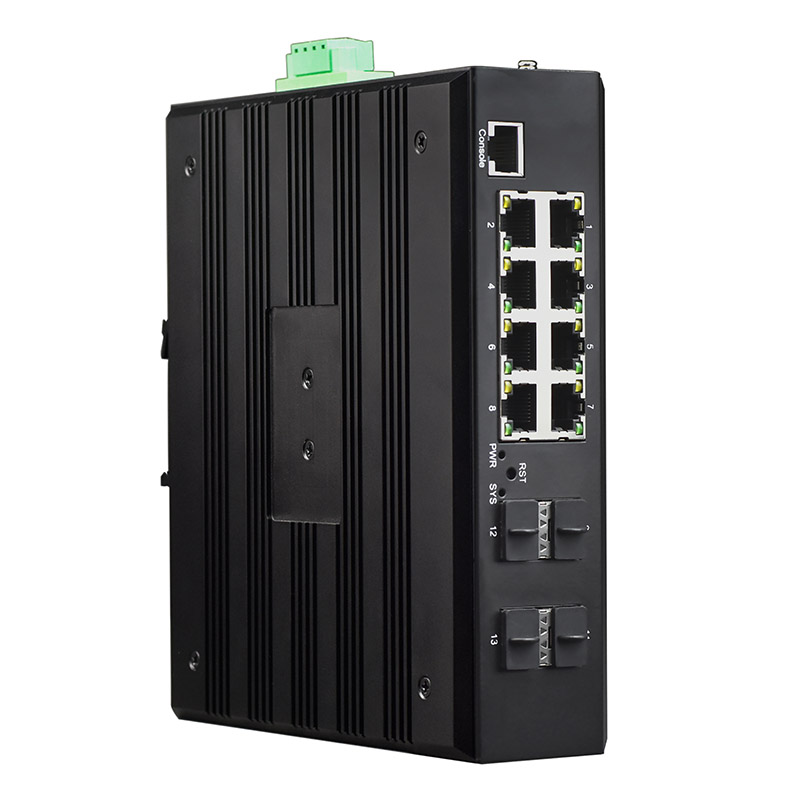 Sfp+ 10G Managed Switch 8 Port - L3マネージド8ポートギガビットイーサネット産業用スイッチ（4ポート10G SFP搭載）