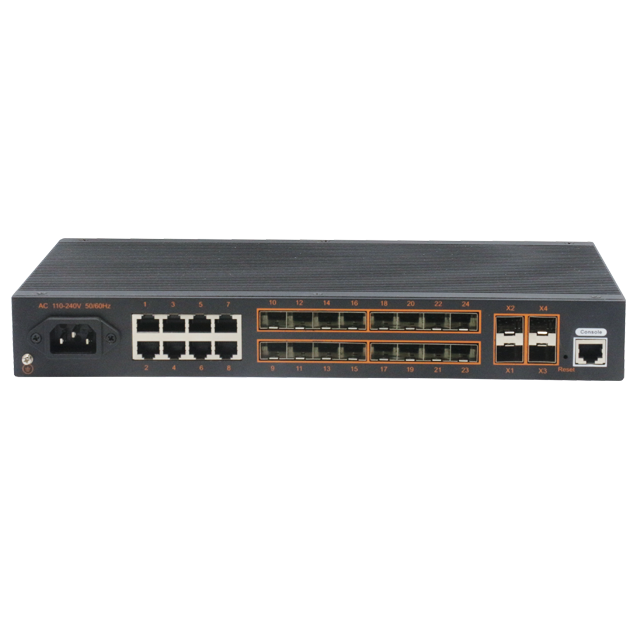 Sfp+ 10G Managed Switch 8 Port - 人気商品おすすめ商品 L3マネージドファイバーアグリゲーションスイッチ 16*1000M SFPポート+8*1000M RJ45ポート+4*10G SFPポート