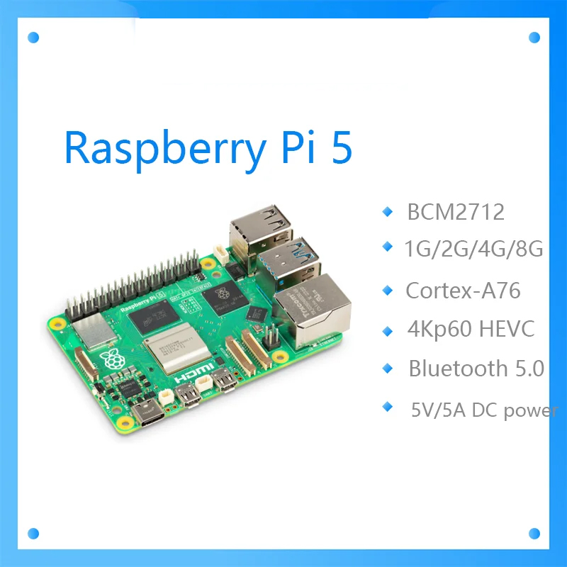 Raspberry Pi 5 8Gb - 公式オリジナル Raspberry Pi 5 Cortex-A76 Linux