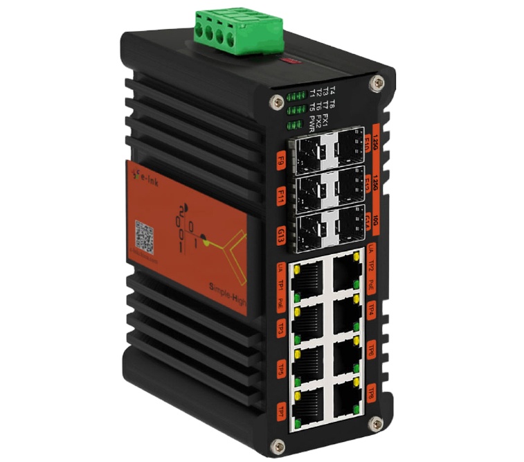 Sfp+ 10G Managed Switch 8 Port - 産業用L2 Plusマネージド8ポートPoE+スイッチ（4つのSFPポートと2つの10G SFP Plusポート搭載、240W電力予算）