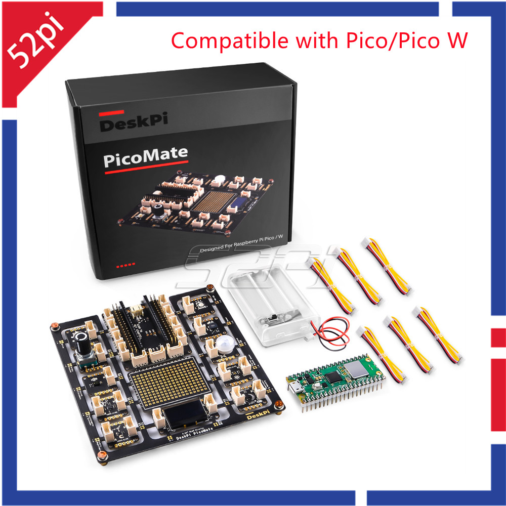 Deskpi Super6C - 新作! Presto Deskpi Picomate v1.0拡張ドック、事前にはんだ付けられたピンヘッダーを備えたピカo/Pico