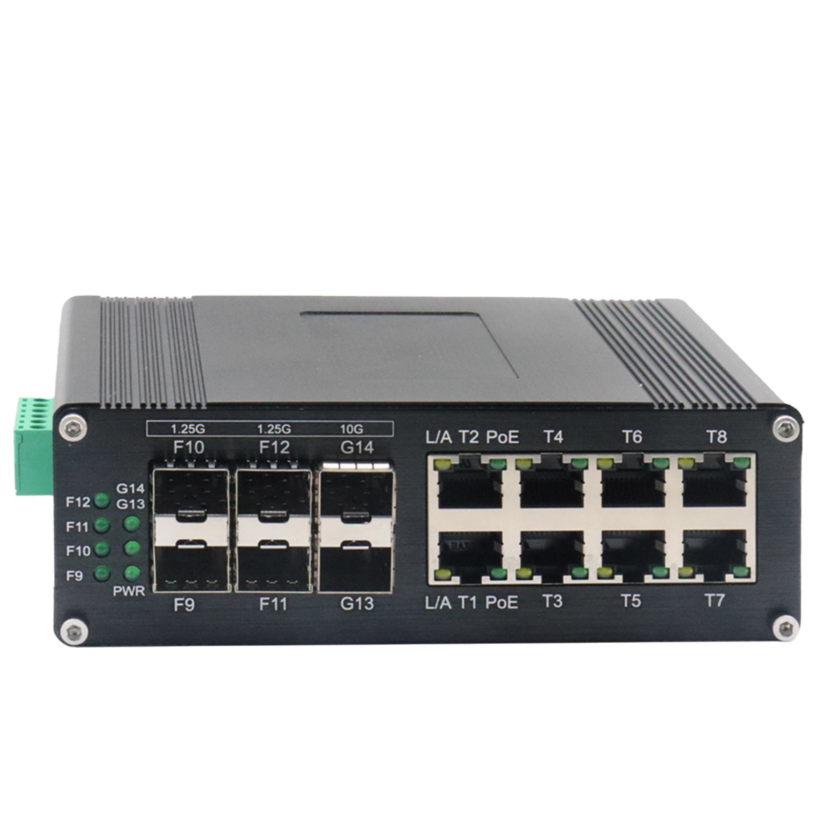 Managed Gigabit Poe Switch 8 Port 802.3At - 産業用イーサネットスイッチ ギガビット 8ポート 10/100/1000T 802.3at +