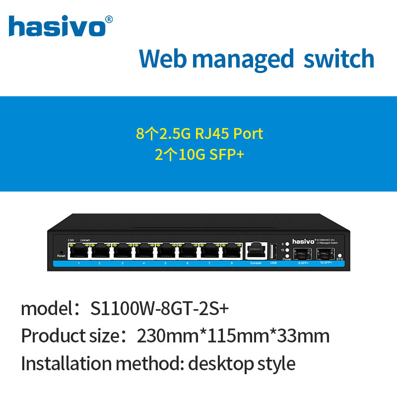 8 ポート L3 マネージド 2.5Gps PoE または  - Sfp+ 10G Managed Switch 8 Port のレビューと価格
