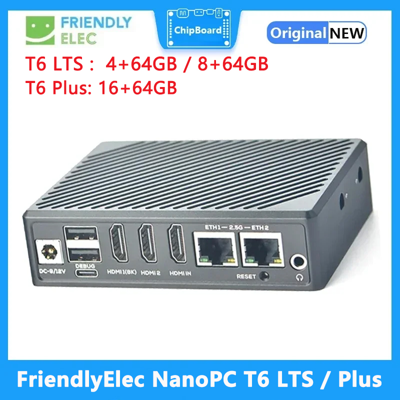 FriendlyElec NanoPC T6 LTS/Plu - Nanopc T6 16Gb のレビューと価格
