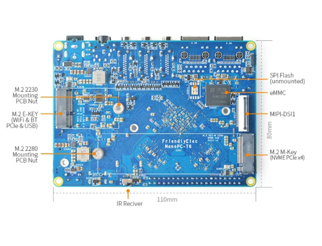 NanoPC T6 開発ボード RK3588 16GB RA - Nanopc T6 16Gb のレビューと価格
