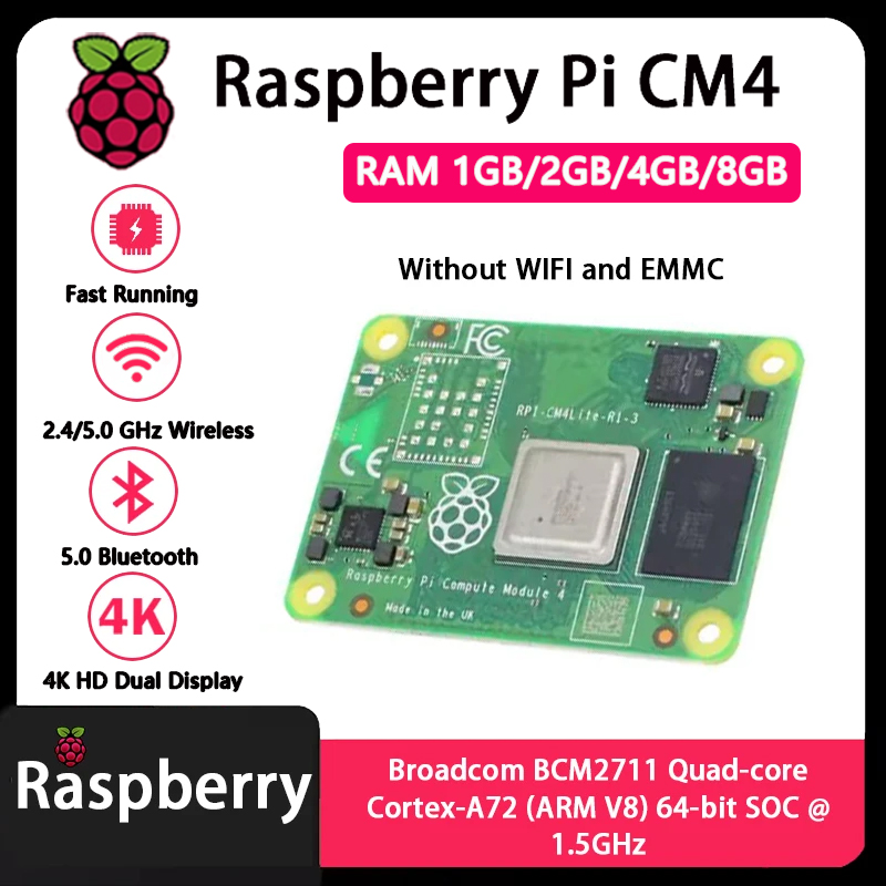 Raspberry Pi CM4 1GB/2GB/4GB/8 - Raspberry Pi Cm4 8Gb Ram 32Gb Emmc Wifi のレビューと価格