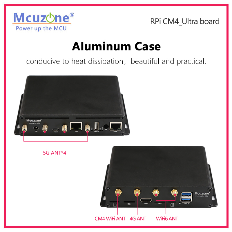 Raspberry Pi CM4_Ultra ボード 4*P - Deskpi Super6C のレビューと価格