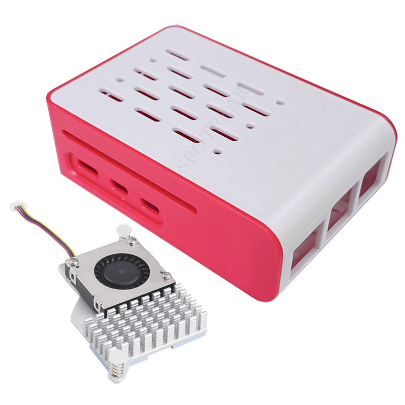 Raspberry Pi 5 赤白冷却ケース 公式アクティブ - Raspberry Pi 5 8Gb のレビューと価格