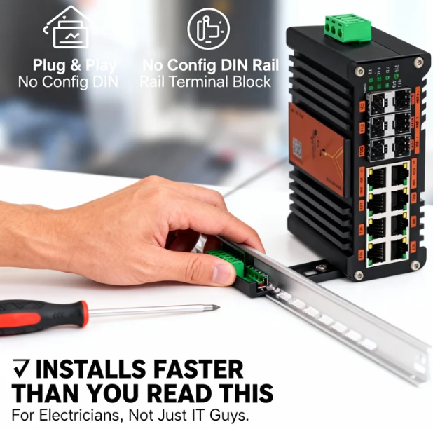 産業用L2+マネージドPoEスイッチ 8ポート10G SFP - Managed Gigabit Poe Switch 8 Port 802.3At のレビューと価格