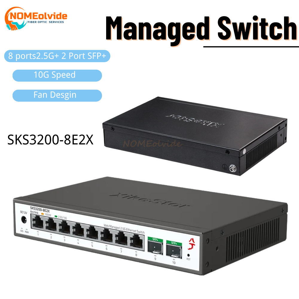 SKS3200 XikeStor 10ポートL2シンプルマネ - Sfp+ 10G Managed Switch 8 Port のレビューと価格