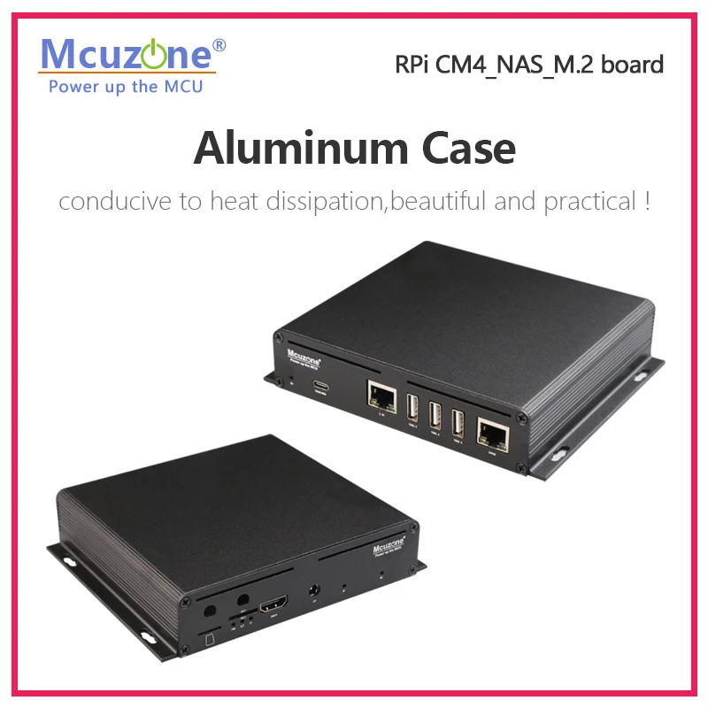 Raspberry Pi CM4_NAS_M.2ボード、3つ - Deskpi Super6C のレビューと価格
